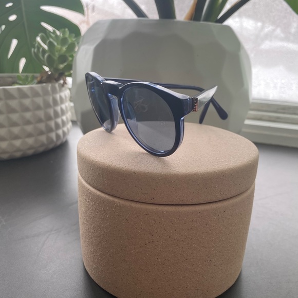 Retro Superfuture Cobalt Blue Sunglasses - Picture 2 of 15
